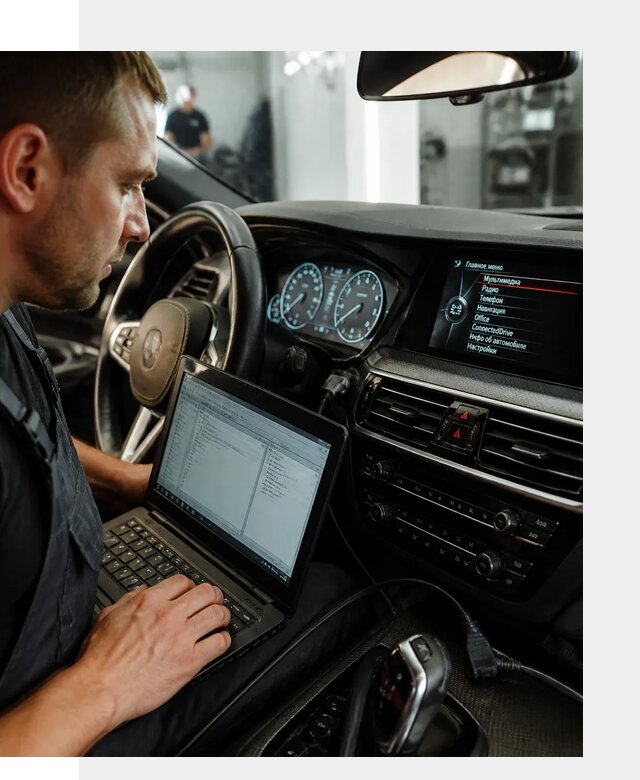Русификация приборной панели BMW для авто в Луховицах от компании