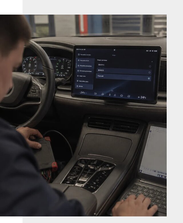 Русификация автомобиля BYD HAN для эксплуатации в Луховицах