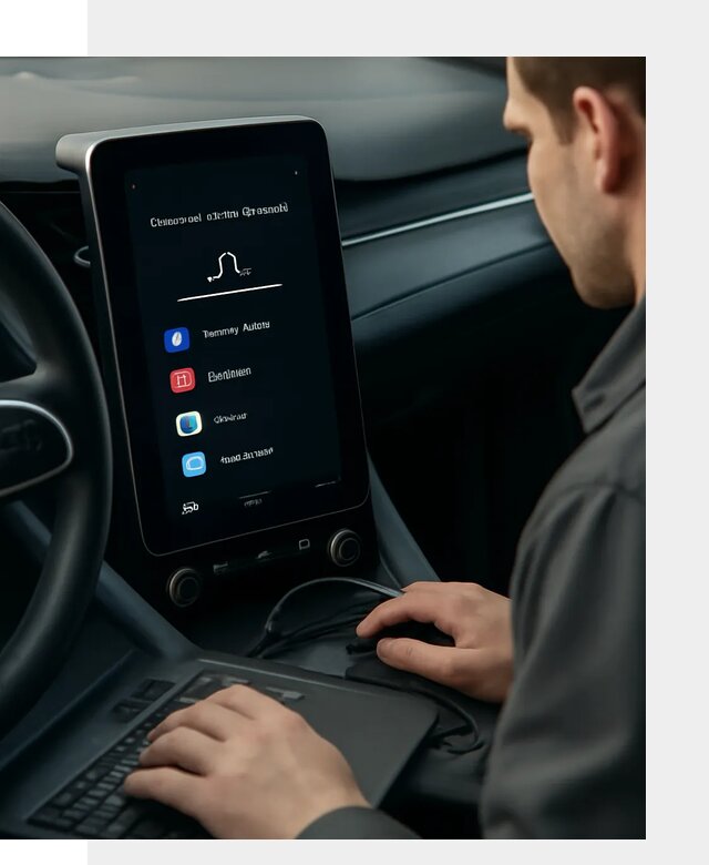 Установка приложений Lynk Co на автомобиль в Луховицах
